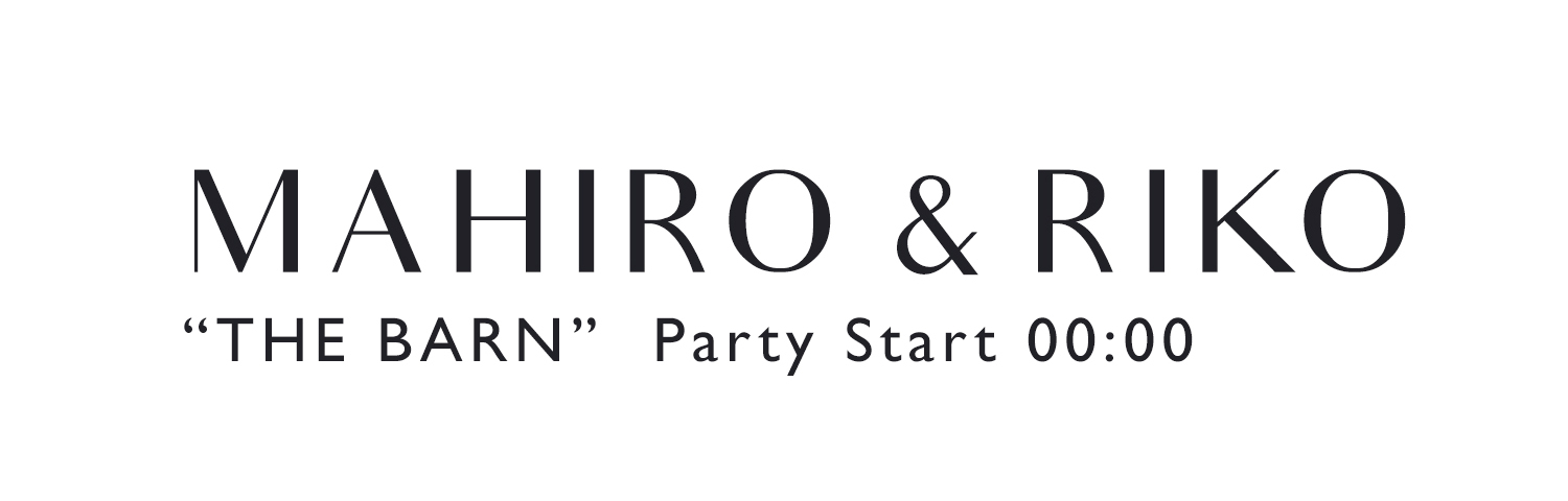 披露宴案内用フォントデザイン[04]