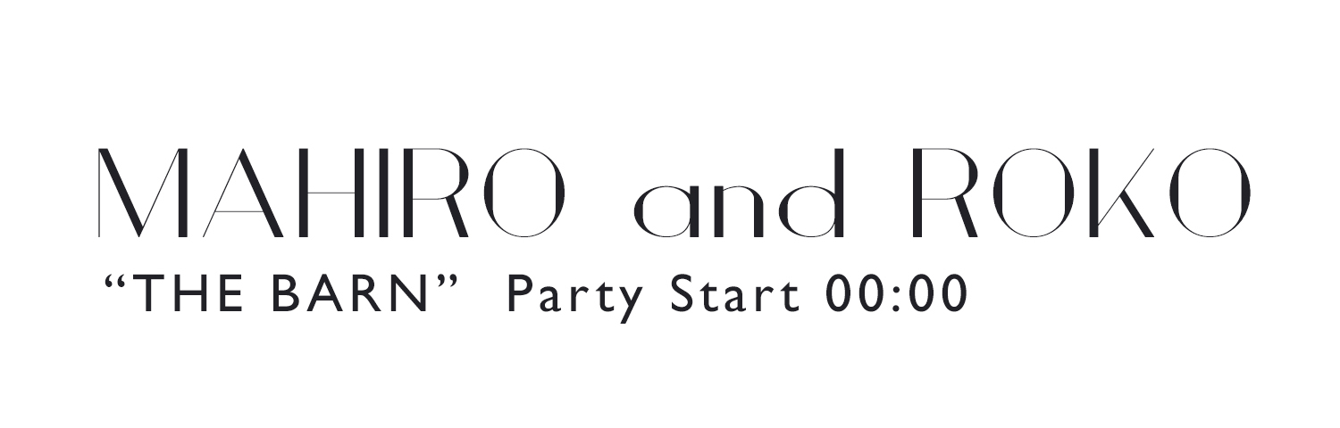 披露宴案内用フォントデザイン[05]